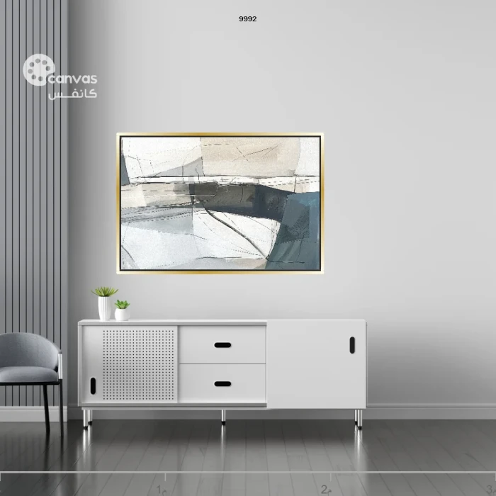 تجربة فنية عصرية بتدرجات الرمادي