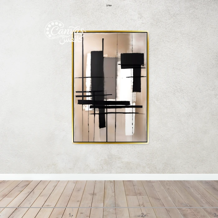 تركيبات هندسية بالألوان المحايدة