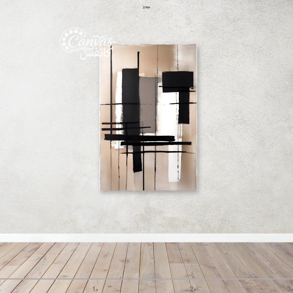 تركيبات هندسية بالألوان المحايدة