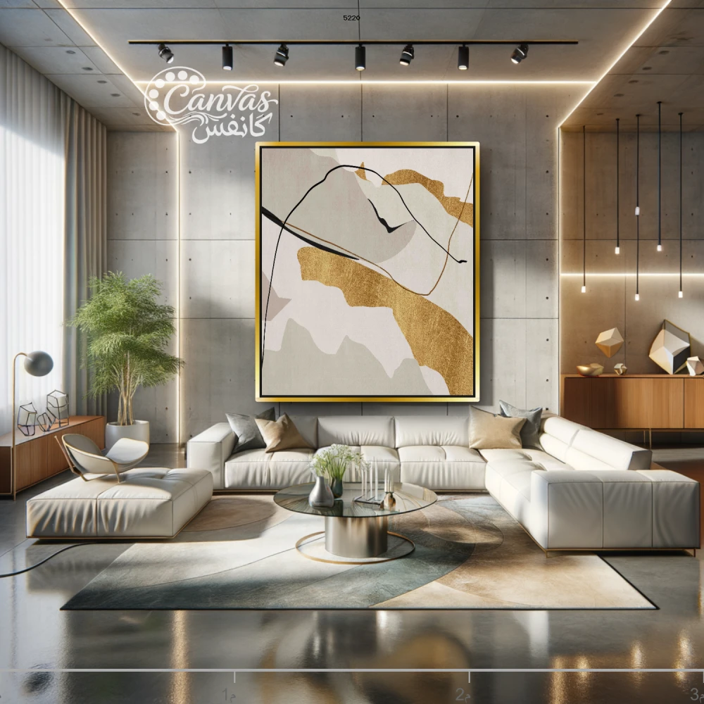 لوحة فنية مبتكرة تعكس الطبيعة