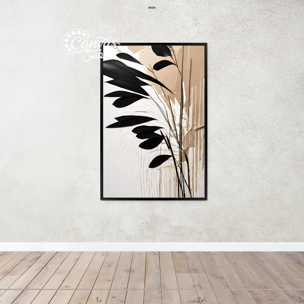 عمل فني حديث بأسلوب تجريدي