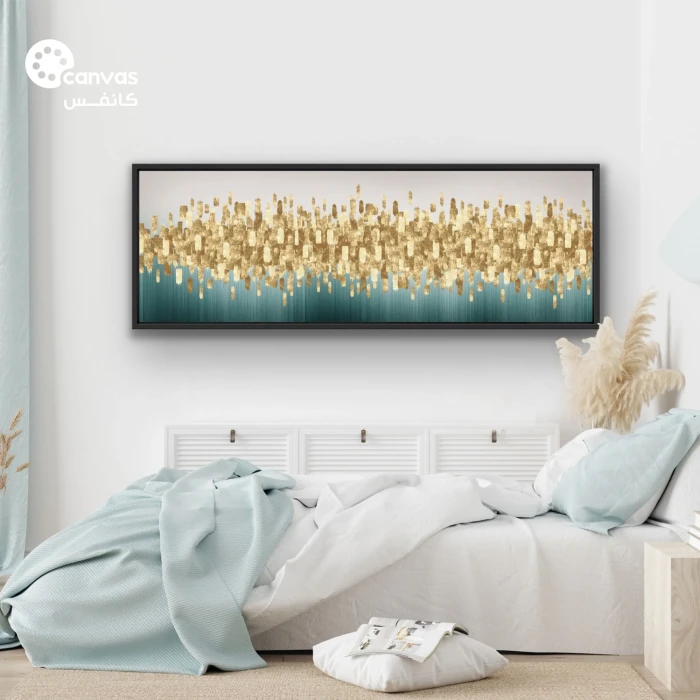 لوحة فنية عصرية بألوان متناسقة