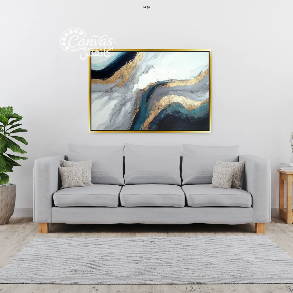 لوحة فنية حديثة بألوان مائية رائعة